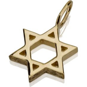 מגן דוד - קטן וקלאסי - זהב 14 קארט